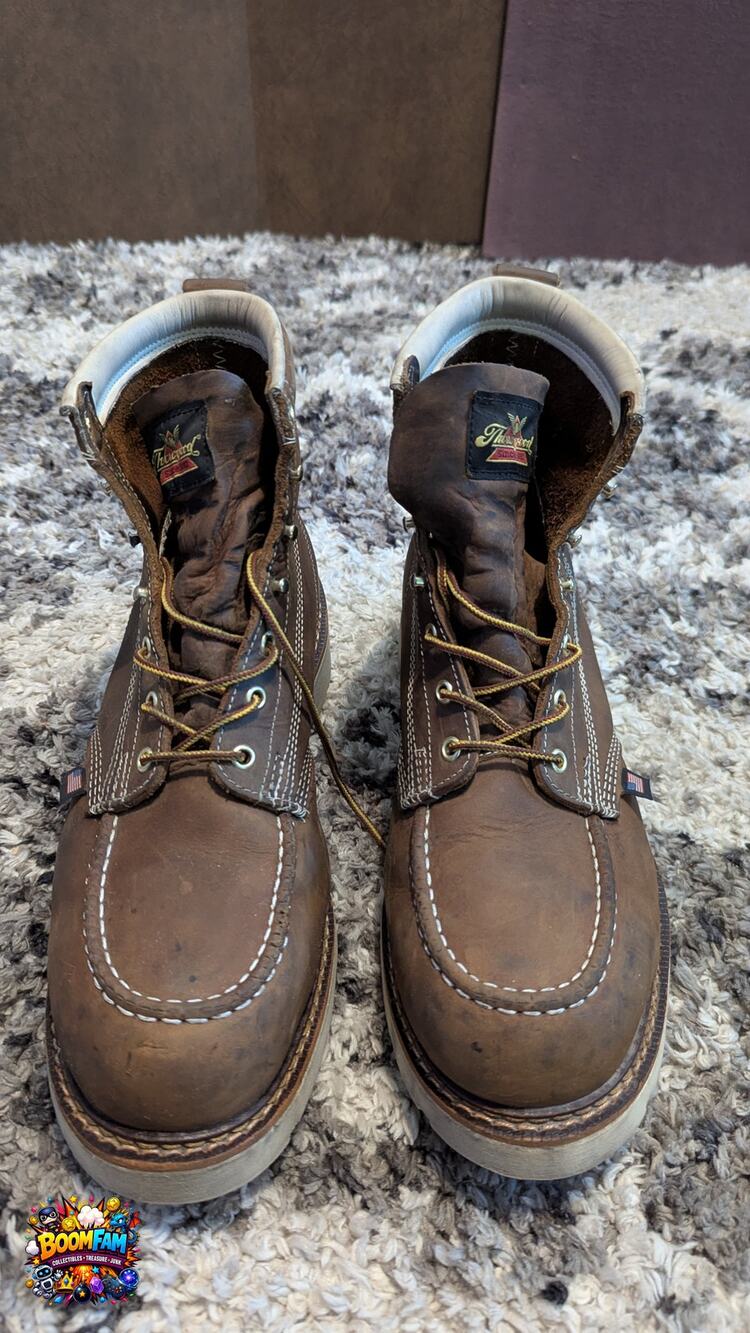 Thorogood 804-4375 Steel Toe Moc Work Boots Size 13D USA Made